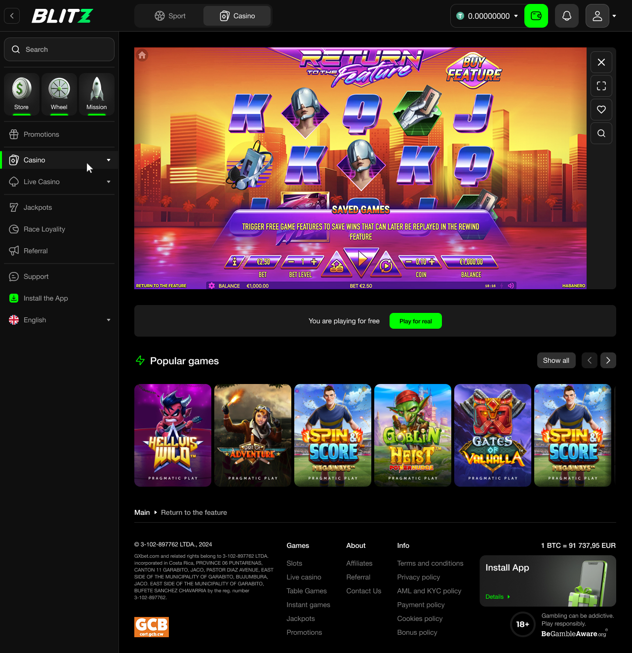 Top Canadian Sports Betting at Blitzbet